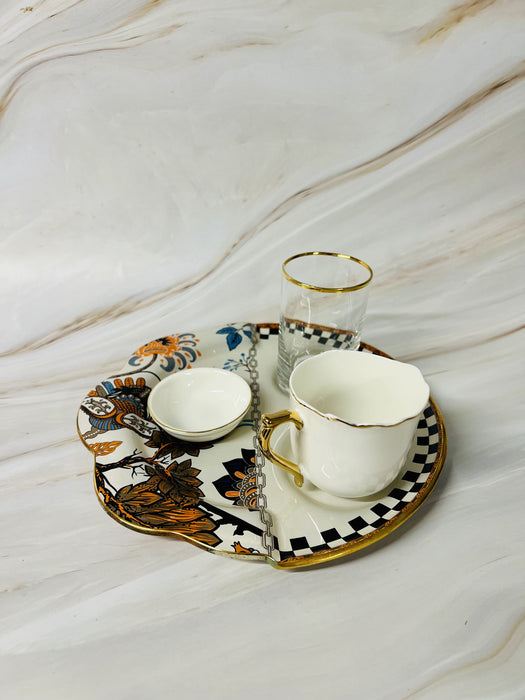 Set tasse à café Damier