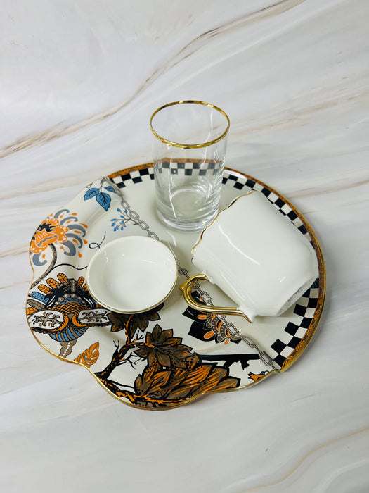 Set tasse à café Damier