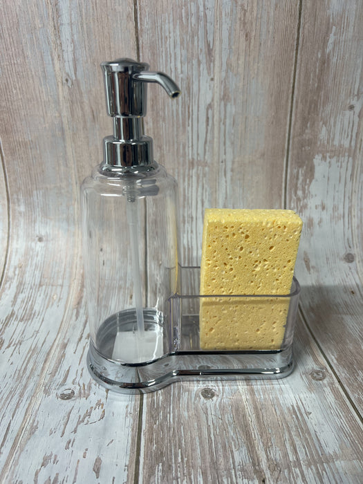 Distributeur de liquide vaisselle, Perotti argent
