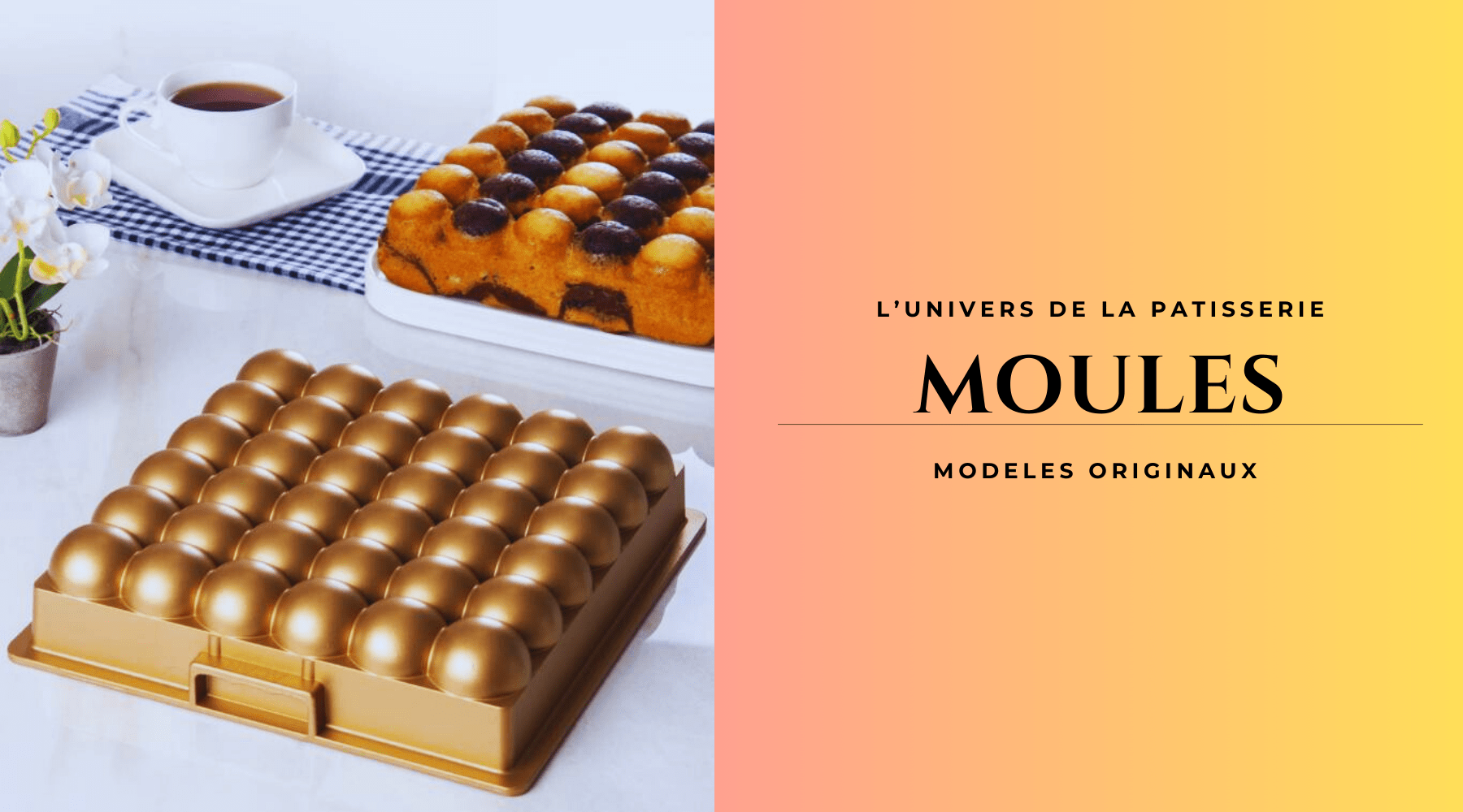 Découvrez nos nombreux modèles de moules à gâteaux. Différentes tailles et coloris 