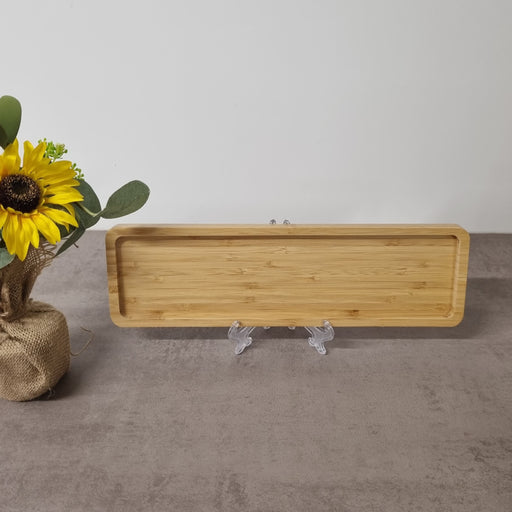 Plateau rectangle lot de 2, bambou