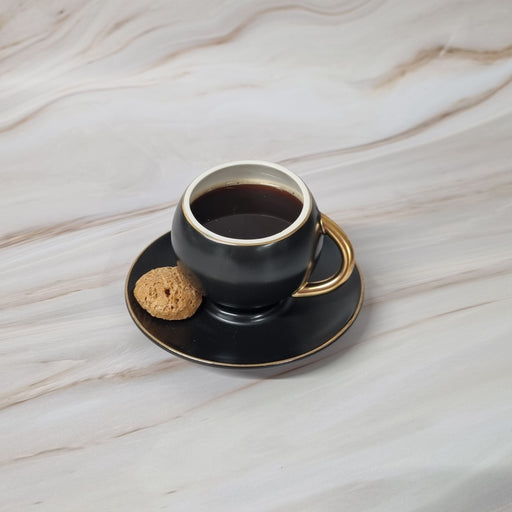 Tasse à café Leora noir