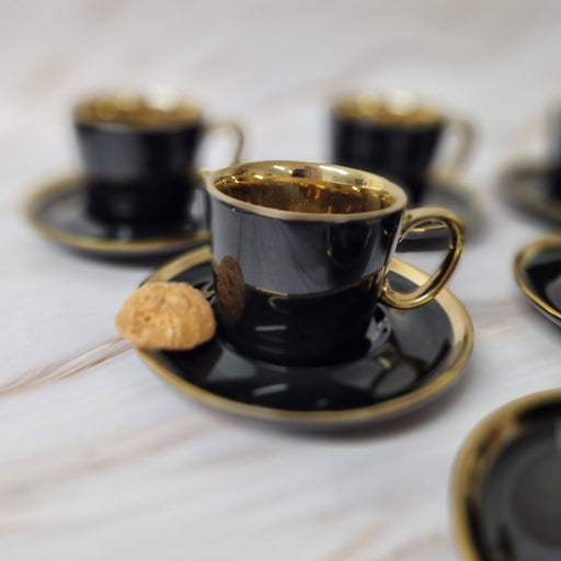 Tasse à café Ocean Saul noir