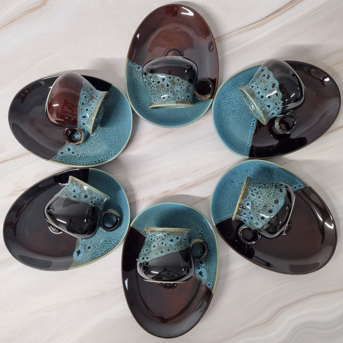 Tasse à café Color turquoise 