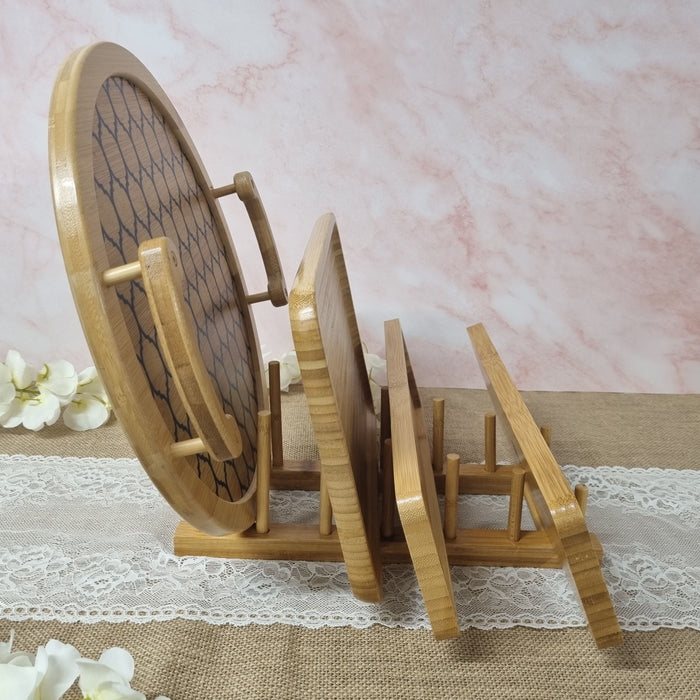 Séparateur d'assiettes, bambou