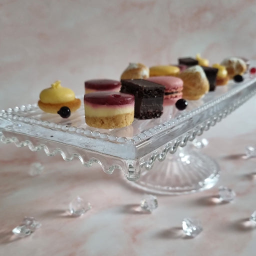 Support à gâteaux Damla rectangle
