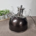 Théière cocotte marron