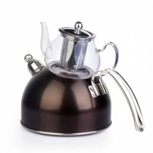 Théière cocotte marron
