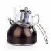 Théière cocotte marron