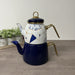 Théière Hüma émaillée bleue
