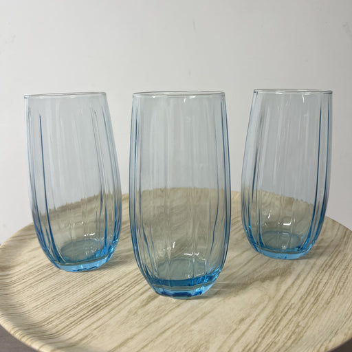 Verre à eau turquoise 