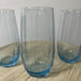 Verre à eau turquoise 