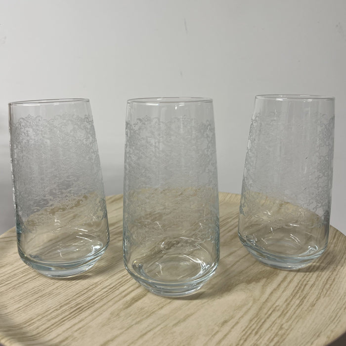Verre à eau argenté