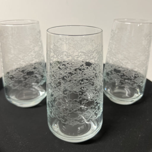 Verre à eau argenté