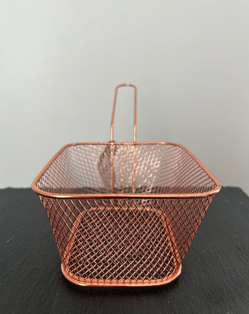 Paniers à frites cuivré, par 4