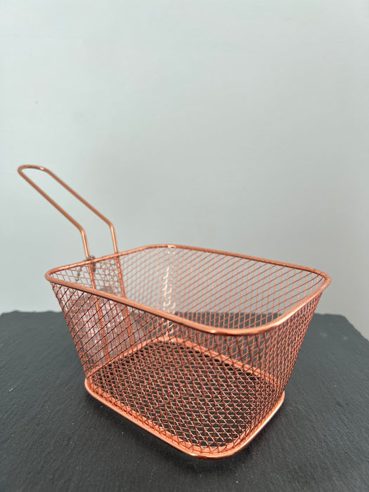 Paniers à frites cuivré, par 4