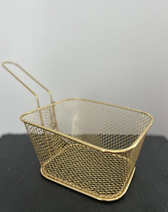 Paniers à frites doré, par 4