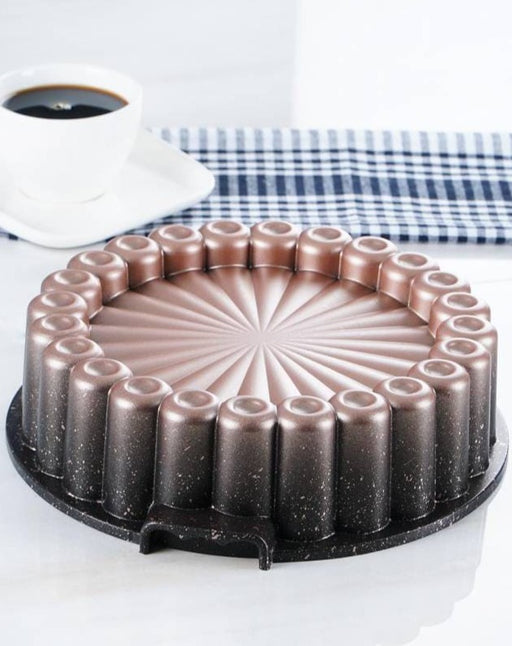 Moule à cake Flora rose